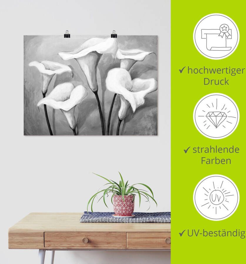 Artland Artprint Callas II als artprint op linnen poster in verschillende formaten maten