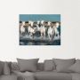 Artland Artprint Camargue paarden galopperen op het strand als artprint van aluminium artprint voor buiten artprint op linnen poster muursticker - Thumbnail 2