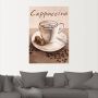 Artland Artprint Cappuccino koffie als artprint op linnen poster muursticker in verschillende maten - Thumbnail 3