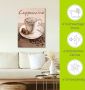 Artland Artprint Cappuccino koffie als artprint op linnen poster muursticker in verschillende maten - Thumbnail 5