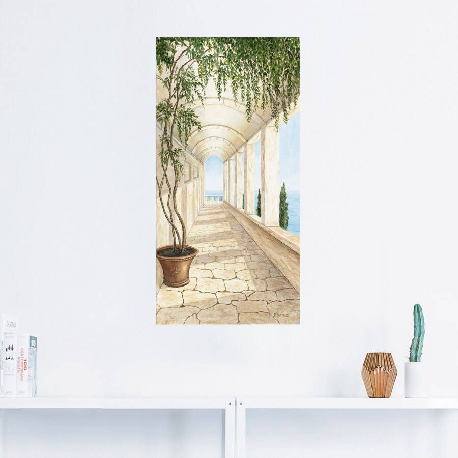 Artland Artprint Capri als artprint van aluminium artprint voor buiten artprint op linnen poster muursticker