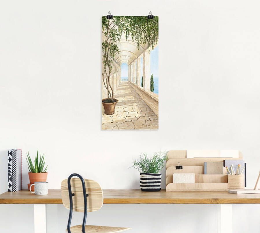 Artland Artprint Capri als artprint van aluminium artprint voor buiten artprint op linnen poster muursticker