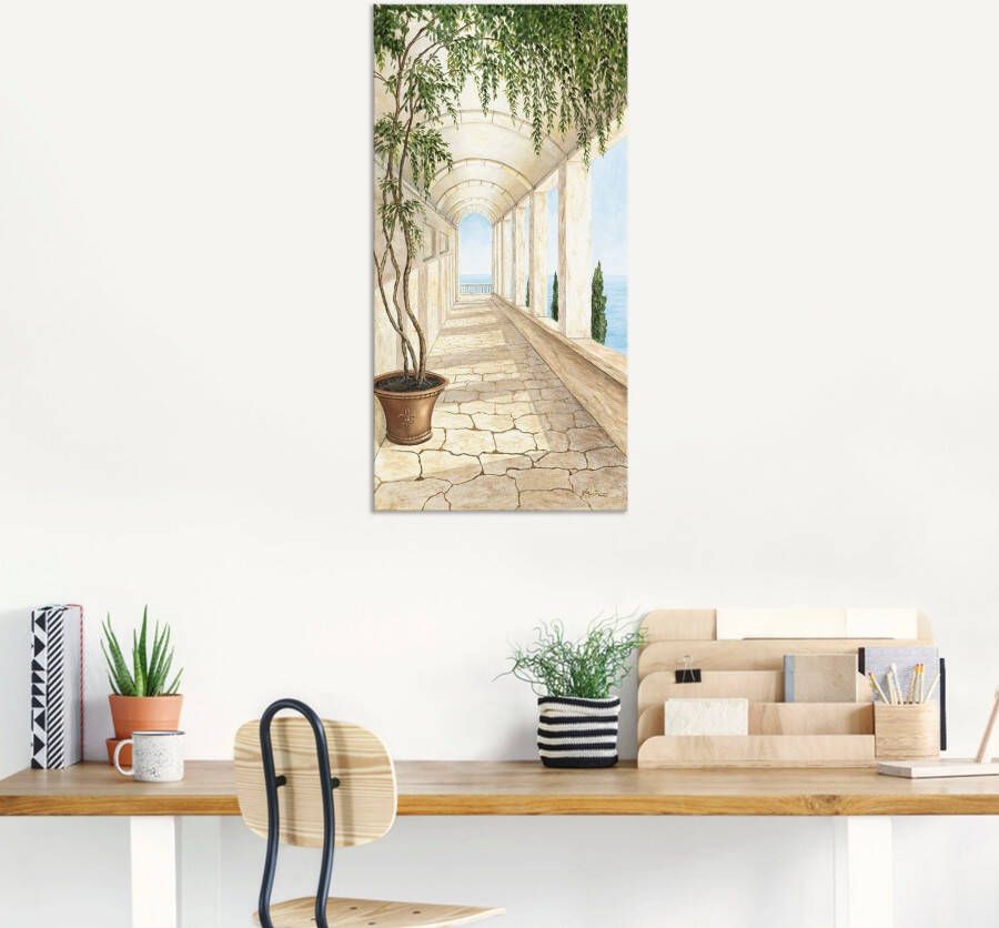 Artland Artprint Capri als artprint van aluminium artprint voor buiten artprint op linnen poster muursticker