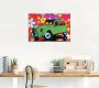 Artland Artprint Citroën 2CV groen als artprint van aluminium artprint voor buiten artprint op linnen poster in verschillende maten. maten - Thumbnail 4