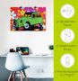 Artland Artprint Citroën 2CV groen als artprint van aluminium artprint voor buiten artprint op linnen poster in verschillende maten. maten - Thumbnail 4