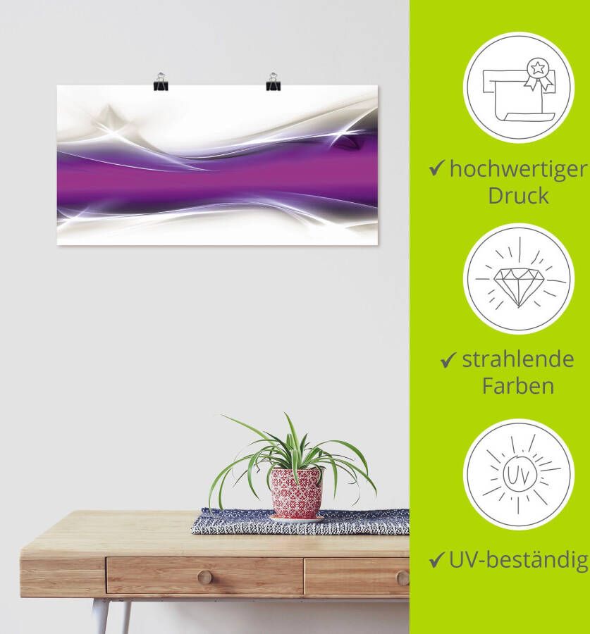 Artland Artprint Creatief element als artprint van aluminium artprint voor buiten artprint op linnen poster in verschillende maten. maten