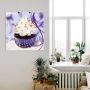 Artland Artprint Cupcake op violet gebak als poster muursticker in verschillende maten - Thumbnail 4