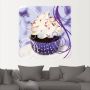 Artland Artprint Cupcake op violet gebak als poster muursticker in verschillende maten - Thumbnail 2