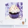 Artland Artprint Cupcake op violet gebak als poster muursticker in verschillende maten - Thumbnail 4