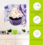 Artland Artprint Cupcake op violet gebak als poster muursticker in verschillende maten - Thumbnail 5