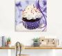 Artland Artprint Cupcake op violet gebak als poster muursticker in verschillende maten - Thumbnail 2