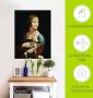 Artland Artprint Dame met de hermelijn portret als artprint op linnen poster muursticker in verschillende maten - Thumbnail 5