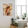 Artland Artprint Dame met paraplu als artprint op linnen poster in verschillende formaten maten - Thumbnail 2