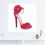 Artland Artprint op linnen Damesschoenen rood model - Thumbnail 2