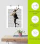 Artland Artprint Dansend hert met viool als artprint op linnen poster muursticker in verschillende maten - Thumbnail 5