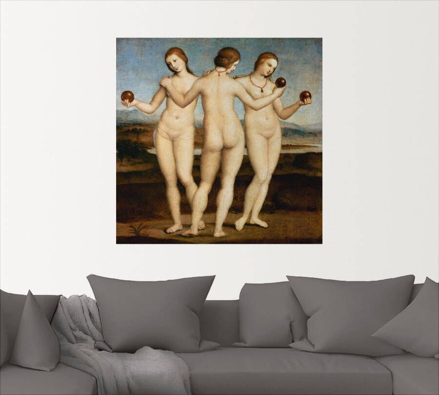 Artland Artprint De drie Gratiën. Ca. 1502 03.