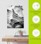 Artland Artprint De dubbele Eiffeltoren als artprint van aluminium artprint voor buiten poster muursticker in diverse maten formaten - Thumbnail 5