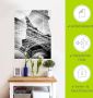 Artland Artprint De dubbele Eiffeltoren als artprint van aluminium artprint voor buiten poster muursticker in diverse maten formaten - Thumbnail 4