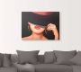 Artland Artprint De lady van de racebaan als artprint op linnen muursticker in verschillende maten - Thumbnail 2