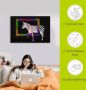 Artland Artprint De regenboog zebra als artprint op linnen poster muursticker in verschillende maten - Thumbnail 5