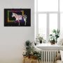 Artland Artprint De regenboog zebra als artprint op linnen poster muursticker in verschillende maten - Thumbnail 3