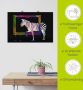 Artland Artprint De regenboog zebra als artprint op linnen poster muursticker in verschillende maten - Thumbnail 5