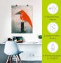 Artland Artprint De rode vogel als artprint op linnen poster in verschillende formaten maten - Thumbnail 4