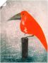 Artland Artprint De rode vogel als artprint op linnen poster in verschillende formaten maten - Thumbnail 5