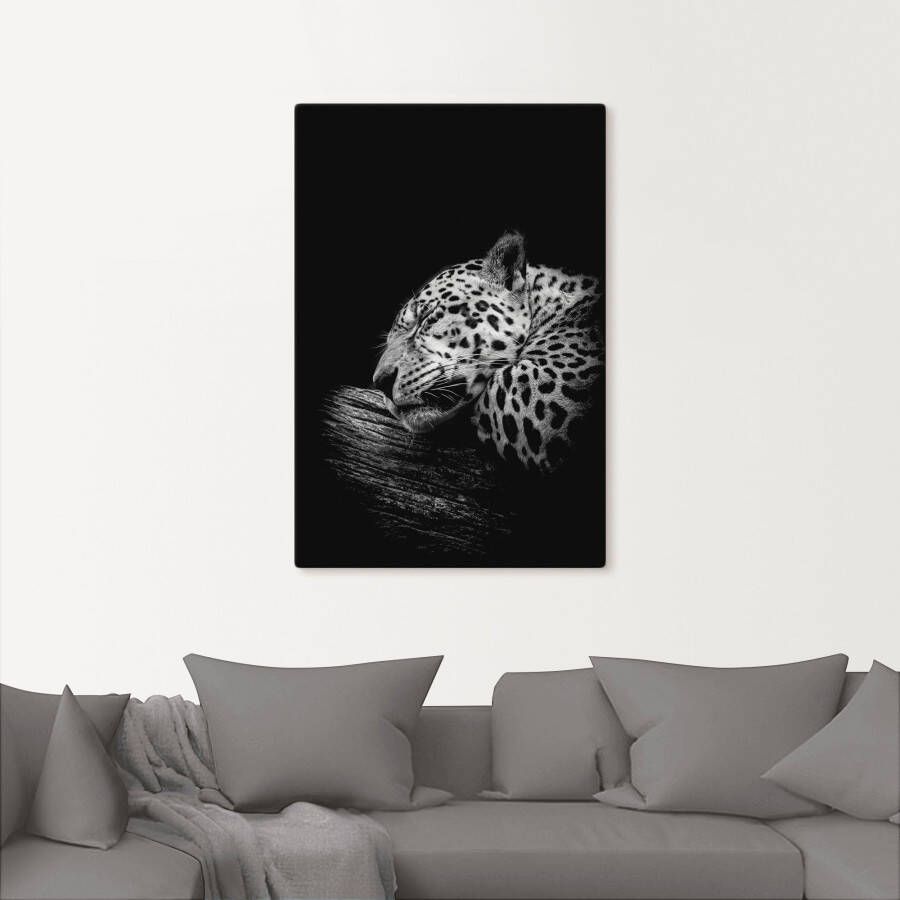 Artland Artprint De slapende jaguar als artprint van aluminium artprint voor buiten artprint op linnen poster in verschillende maten. maten