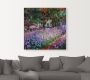 Artland Artprint De tuin van de kunstenaar bij Giverny als artprint van aluminium artprint voor buiten artprint op linnen in verschillende maten - Thumbnail 3