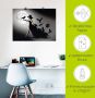 Artland Artprint De vrouw met de raaf als artprint van aluminium artprint voor buiten artprint op linnen poster muursticker - Thumbnail 4