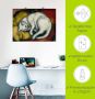 Artland Artprint De witte kat. 1912 als artprint van aluminium artprint voor buiten artprint op linnen poster in verschillende maten. maten - Thumbnail 5