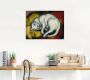 Artland Artprint De witte kat. 1912 als artprint van aluminium artprint voor buiten artprint op linnen poster in verschillende maten. maten - Thumbnail 4