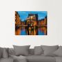 Artland Artprint Deel van de oude Speicherstadt in Hamburg als artprint op linnen poster muursticker in verschillende maten - Thumbnail 2