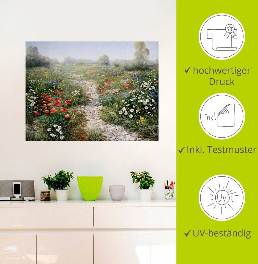 Artland Artprint Dichtheid van de natuur als artprint op linnen poster muursticker in verschillende maten