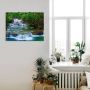 Artland Artprint Diep bos waterval als artprint op linnen poster muursticker in verschillende maten - Thumbnail 4