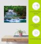 Artland Artprint Diep bos waterval als artprint op linnen poster muursticker in verschillende maten - Thumbnail 6