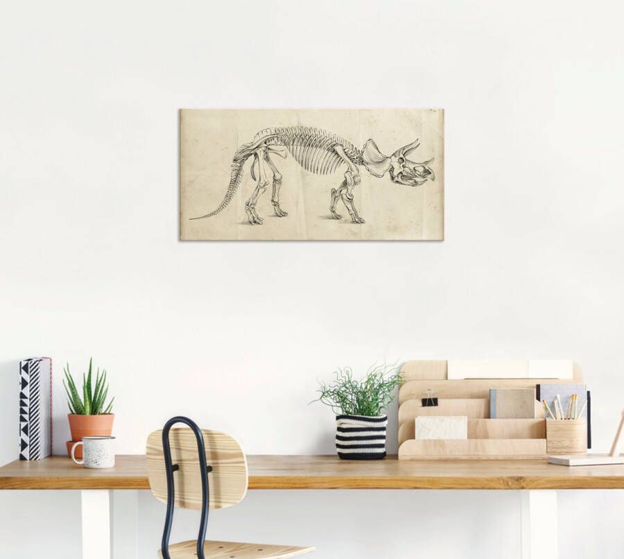 Artland Artprint Dinosauria leer II als artprint van aluminium artprint voor buiten poster in diverse formaten