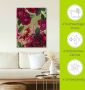 Artland Artprint Donkere rozen op groen als artprint van aluminium artprint voor buiten artprint op linnen poster muursticker - Thumbnail 6