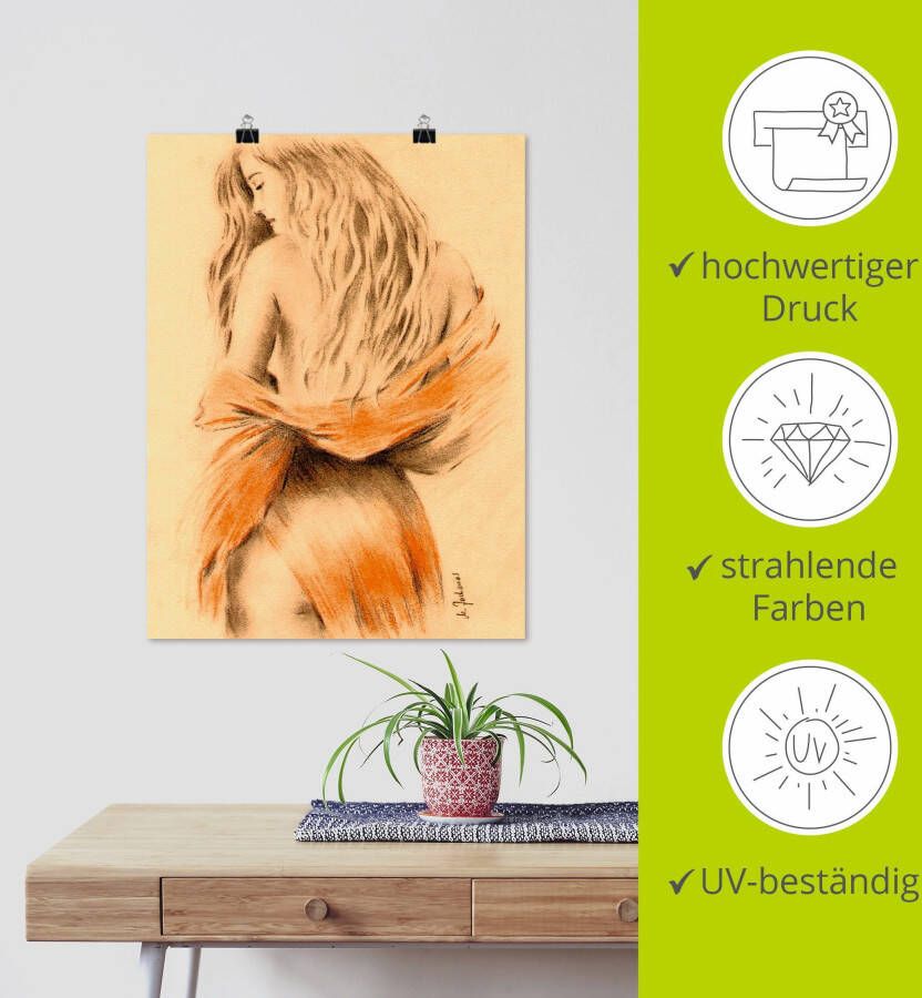 Artland Artprint Dream girl als artprint op linnen poster in verschillende formaten maten