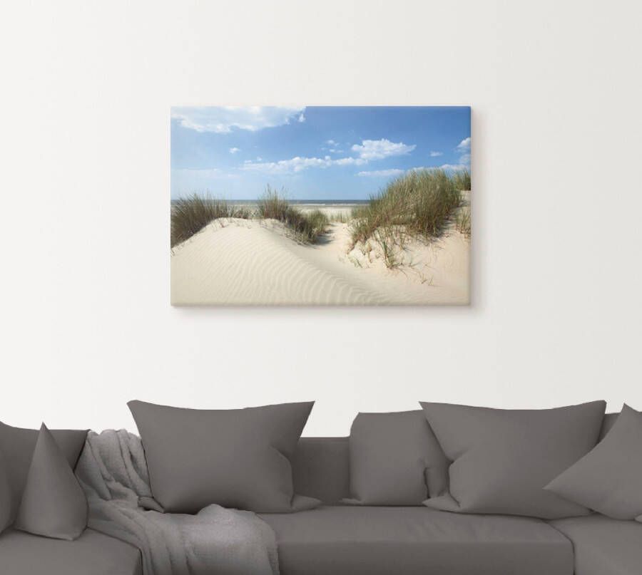 Artland Artprint Duin met uitzicht op zee als artprint van aluminium artprint voor buiten artprint op linnen poster in verschillende maten. maten