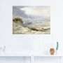 Artland Artprint Duinen aan een stormachtig meer als artprint op linnen poster muursticker in verschillende maten - Thumbnail 4