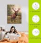 Artland Artprint Edelhert als artprint op linnen poster muursticker in verschillende maten - Thumbnail 6