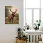 Artland Artprint Edelhert als artprint op linnen poster muursticker in verschillende maten - Thumbnail 3