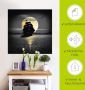 Artland Artprint Een boot met zwarte zeilen als artprint op linnen poster muursticker in verschillende maten - Thumbnail 4