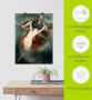 Artland Artprint Een visser in de greep van een sirene. als artprint op linnen poster in verschillende formaten maten - Thumbnail 6