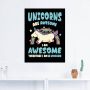 Artland Artprint Eenhoorn quote als poster muursticker in verschillende maten - Thumbnail 4