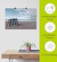 Artland Artprint Eenzame strandstoelen aan het Ostseestrand als artprint op linnen poster in verschillende formaten maten - Thumbnail 5