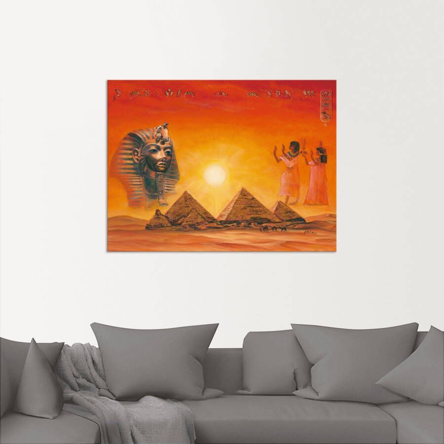 Artland Artprint Egyptische impressies als artprint van aluminium artprint voor buiten artprint op linnen poster muursticker