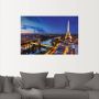 Artland Artprint Eiffeltoren en Seine s avonds Parijs als artprint van aluminium artprint voor buiten artprint op linnen poster muursticker - Thumbnail 4